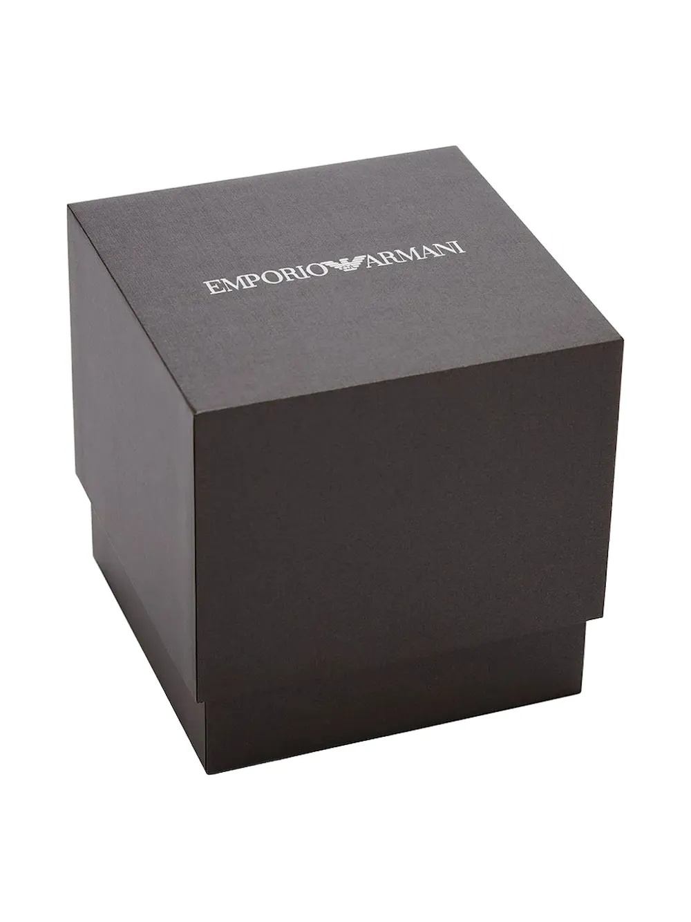 Emporio Armani Gmt Dual Time Stainless Steel Watch In Metallic