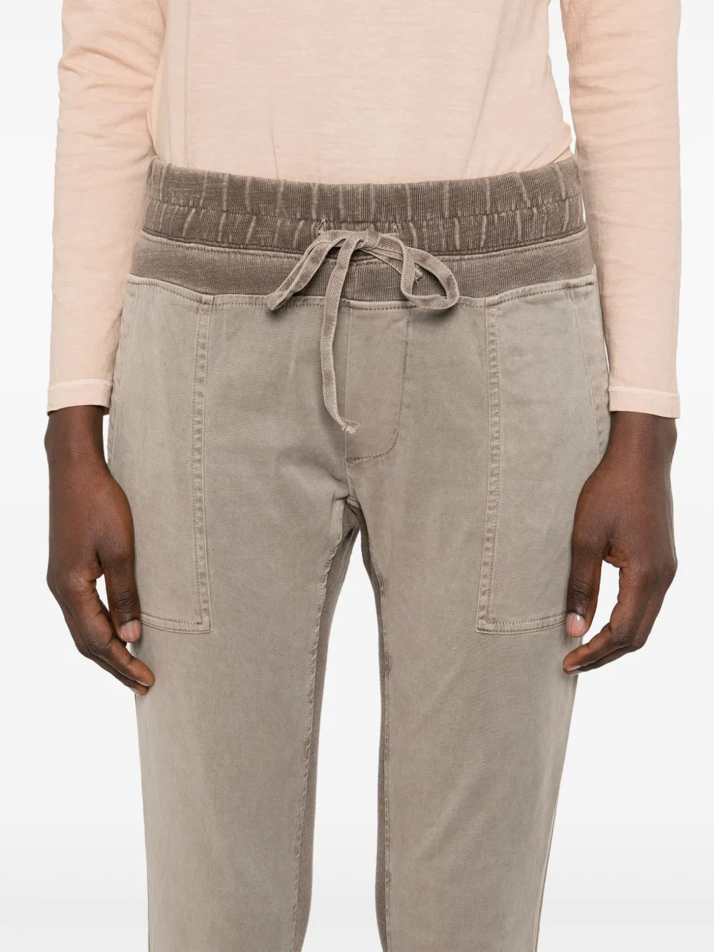 James Perse Mixed Media broek Grijs