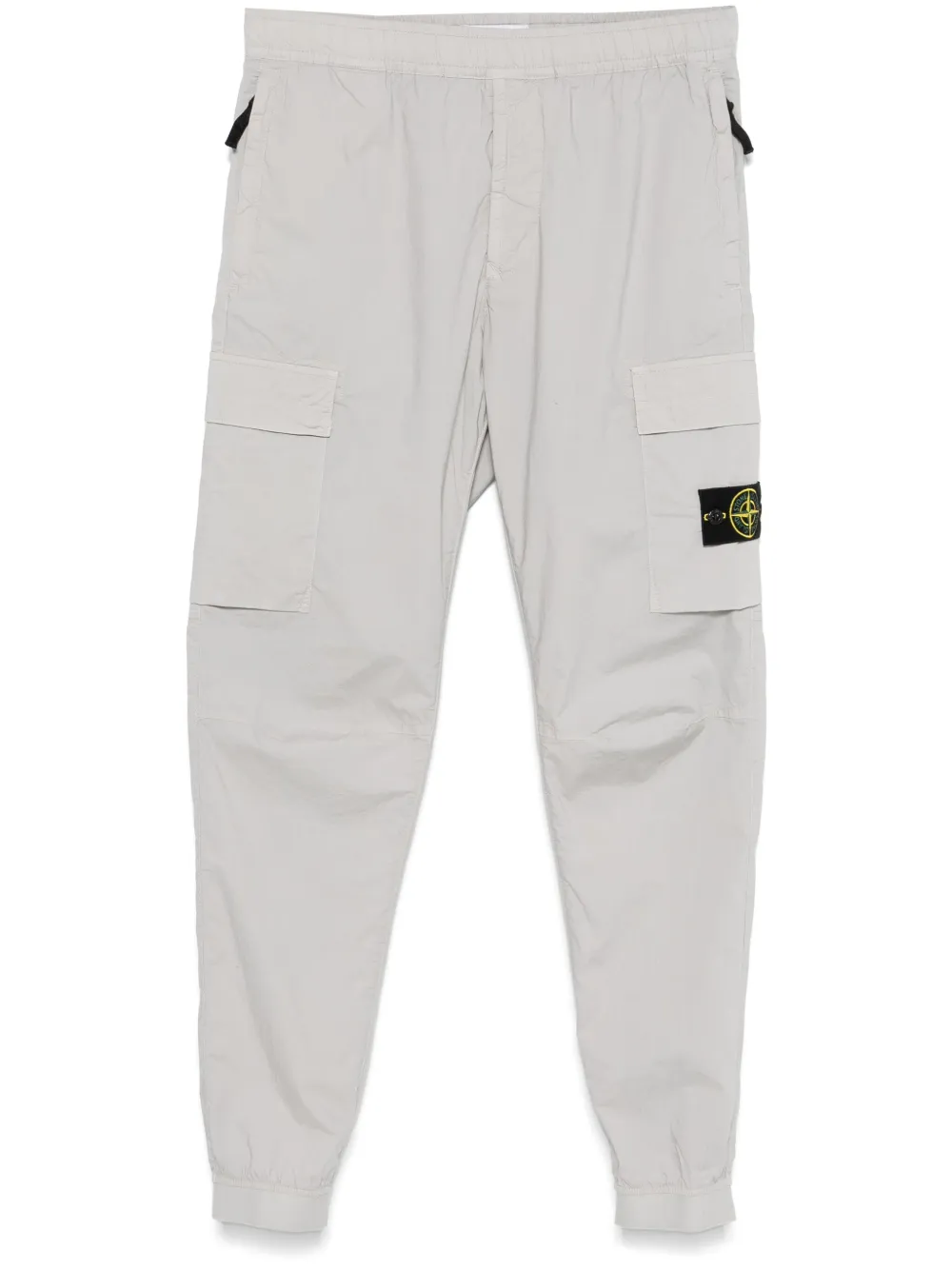 Stone Island Compass-appliqué cargo pants | Grey | Image 1