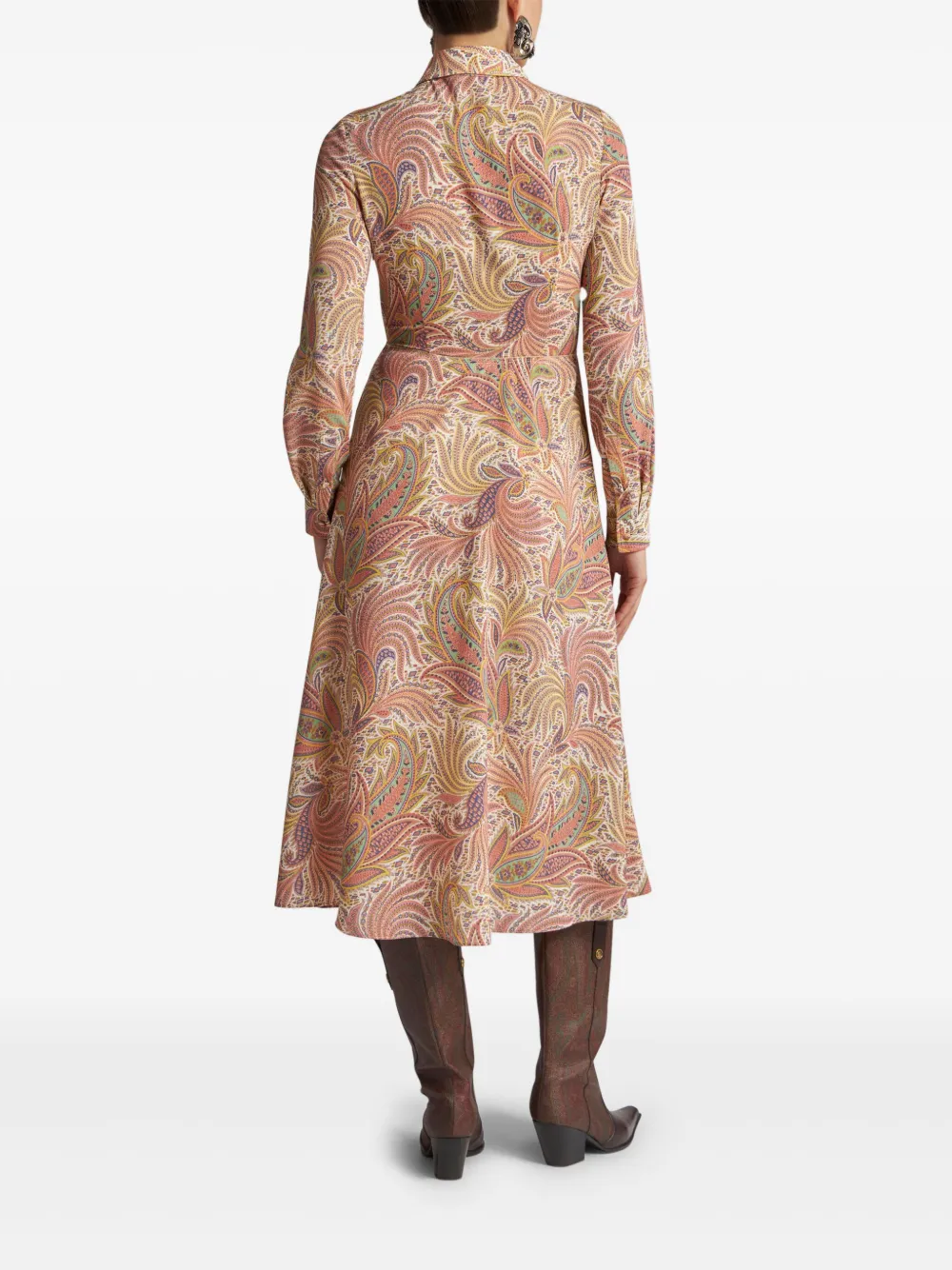ETRO Sable midi-jurk Beige