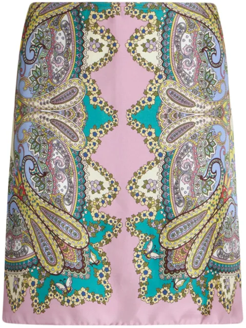 ETRO paisley-print miniskirt