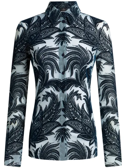ETRO paisley-jacquard shirt