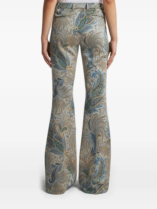 ETRO ペイズリージャカード パンツ | ブルー | FARFETCH JP