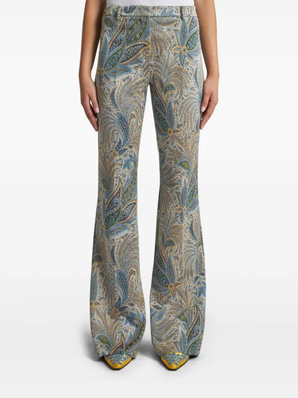 ETRO エトロ ペイズリー 総柄パンツ イタリア製 X3186 レディース