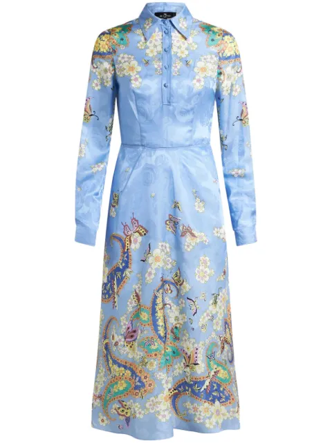 ETRO shirt midi dress WRHA030199SPD86 - 0