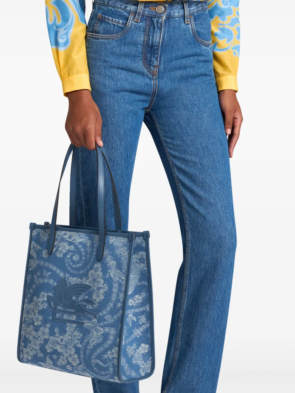 ETRO medium Love Trotter tote bag - Blauw