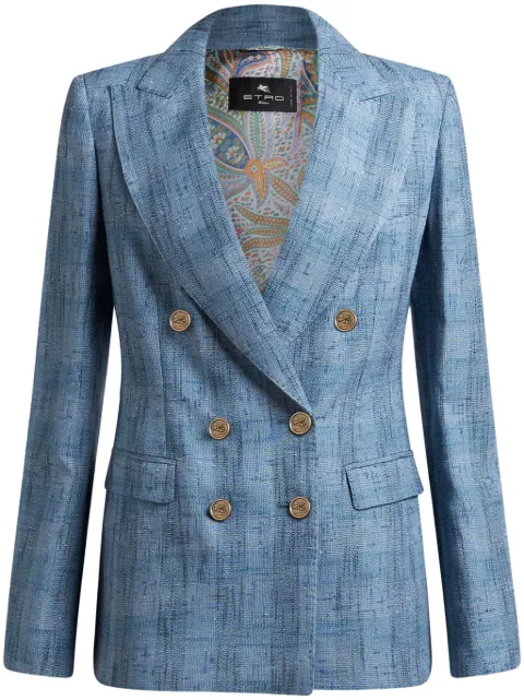 ETRO check blazer