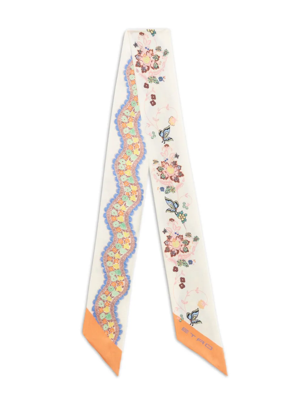 ETRO Sjaal met bloemenprint Beige