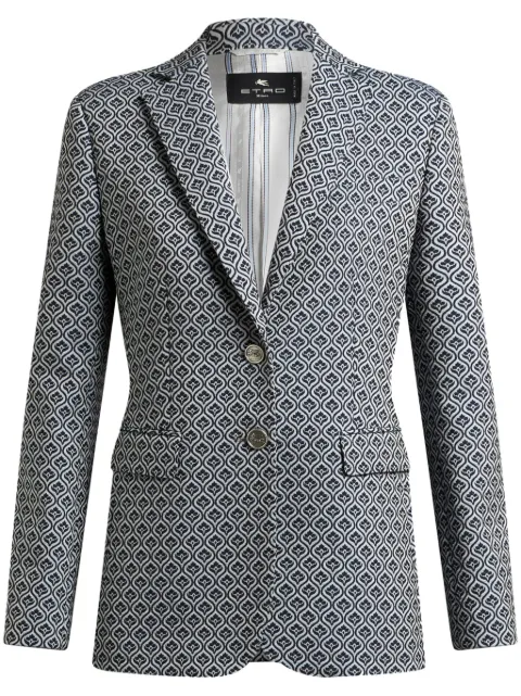 ETRO blazer i jacquard