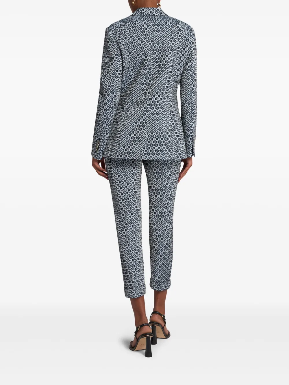 ETRO Blazer met jacquard Blauw