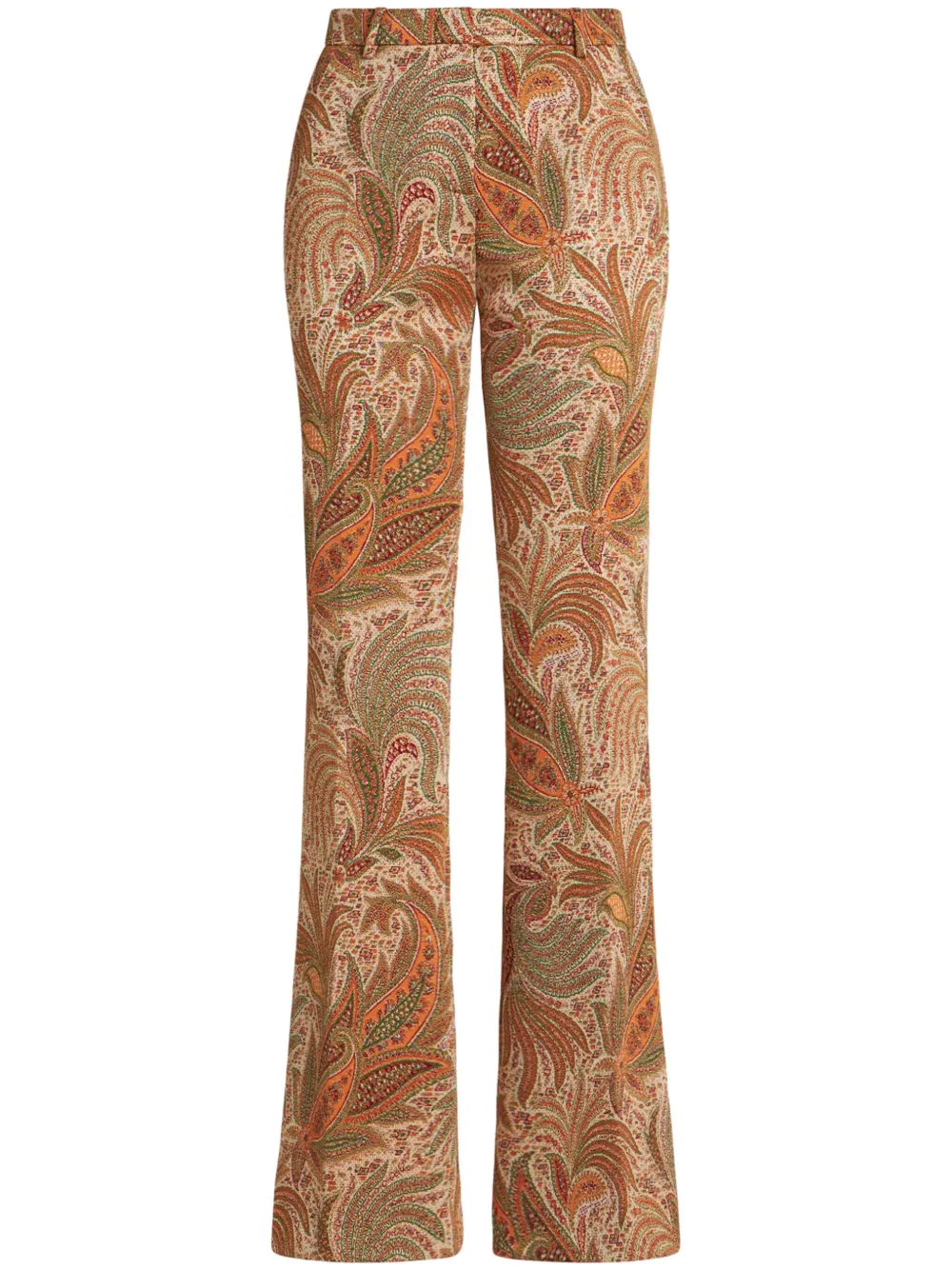 paisley-jacquard trousers