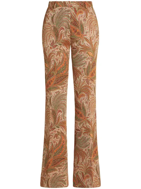ETRO paisley-jacquard trousers