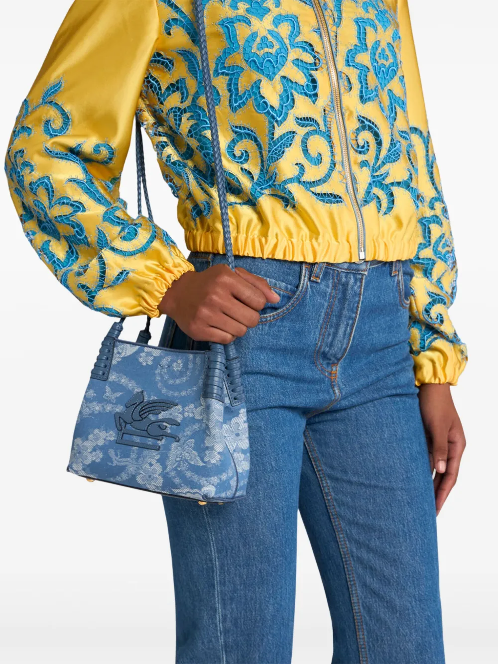 ETRO Libra schoudertas - Blauw