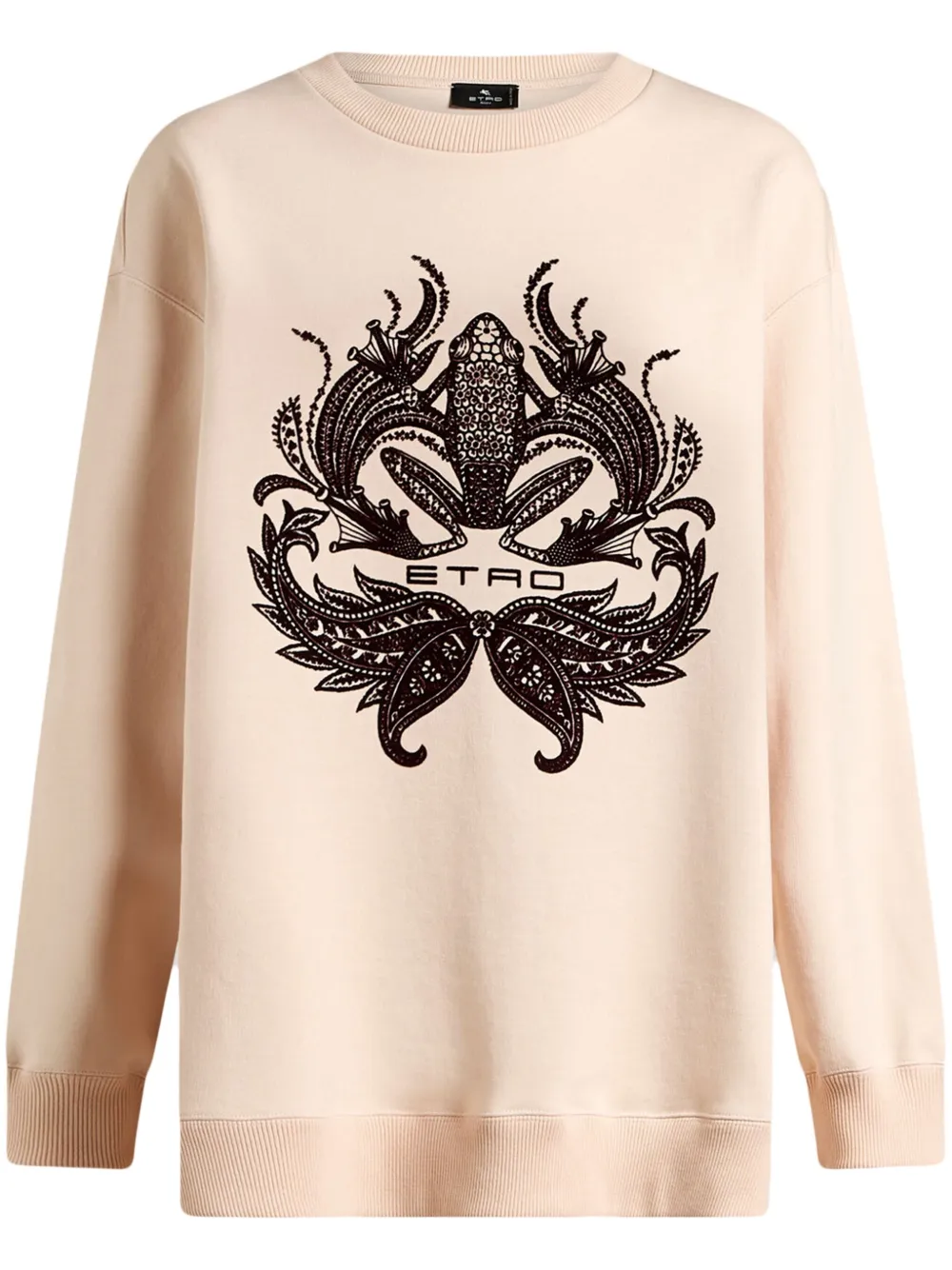 ETRO Sweater met logoprint Beige