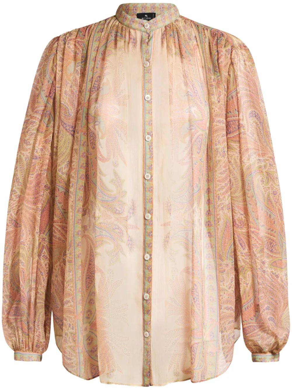 ETRO Overhemd met paisley-print Beige