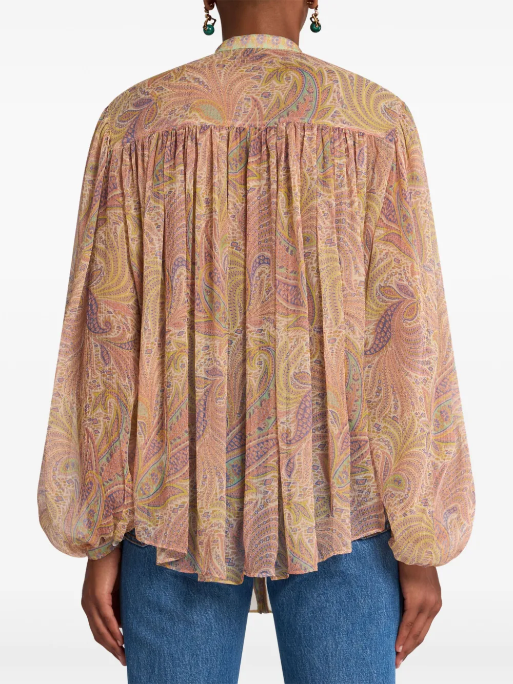 ETRO Overhemd met paisley-print Beige