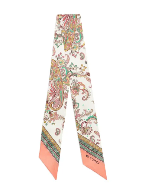 ETRO Foulard in seta con stampa paisley