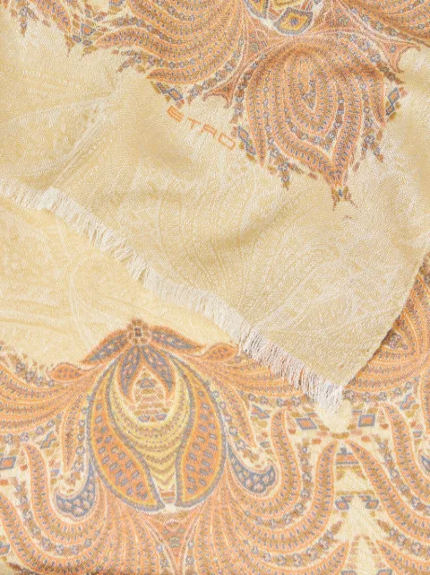 ETRO foliage-pattern scarf WATA0009AV589 - 1