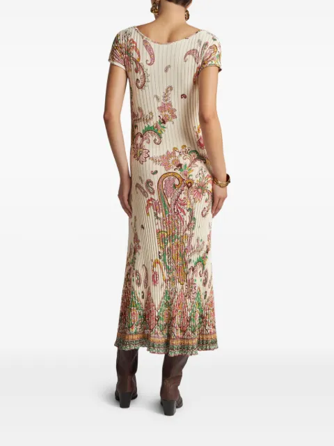 ETRO ribbed midi dress WRKA0078AK542 - 2