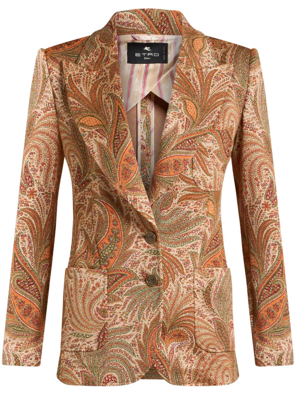 ETRO jacquard blazer Bruin