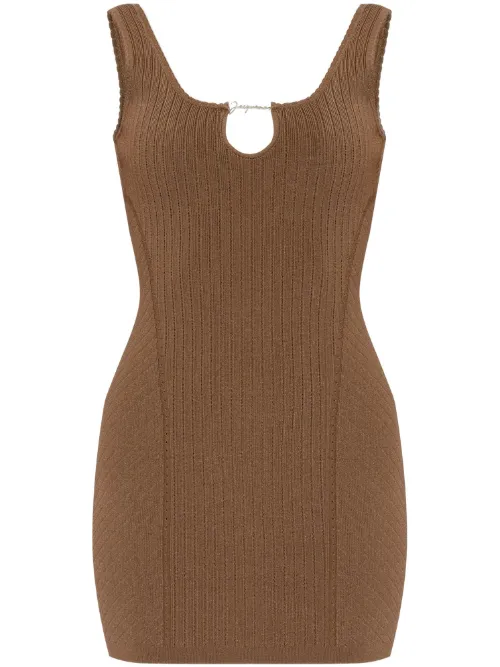 Jacquemus robe courte - Marron - Jacquemus - Modalova