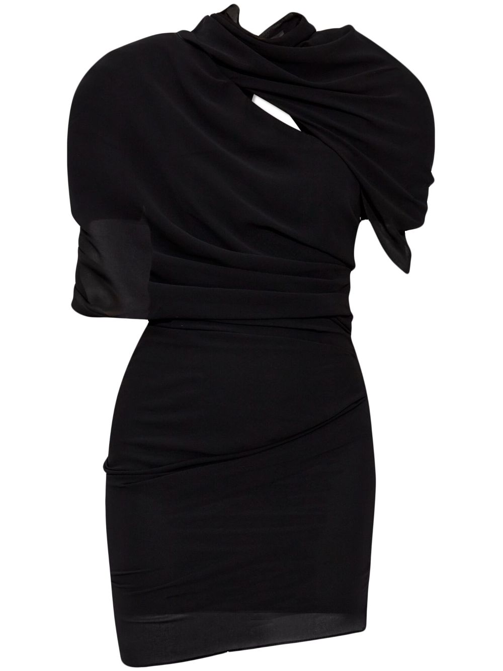 Jacquemus asymmetric dress - Black