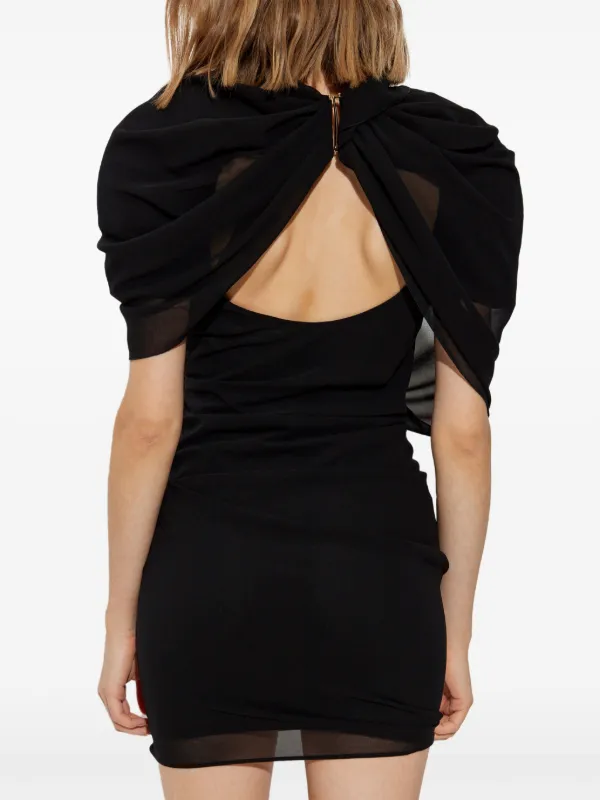 【関税&送料込み】Jacquemus Black Asymmetric Short Dress L Jacquemus Asymmetric Dress | Black | FARFETCH