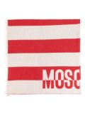 Moschino striped beach towel - Red