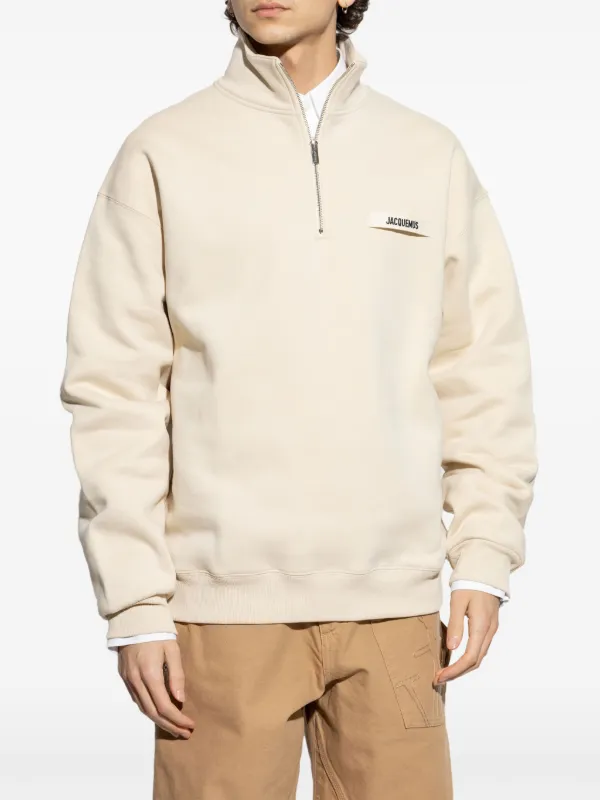 ★JACQUEMUS★Le スウェットシャツ グロス グレーン Jacquemus Gros Grain スウェットシャツ | ニュートラル
