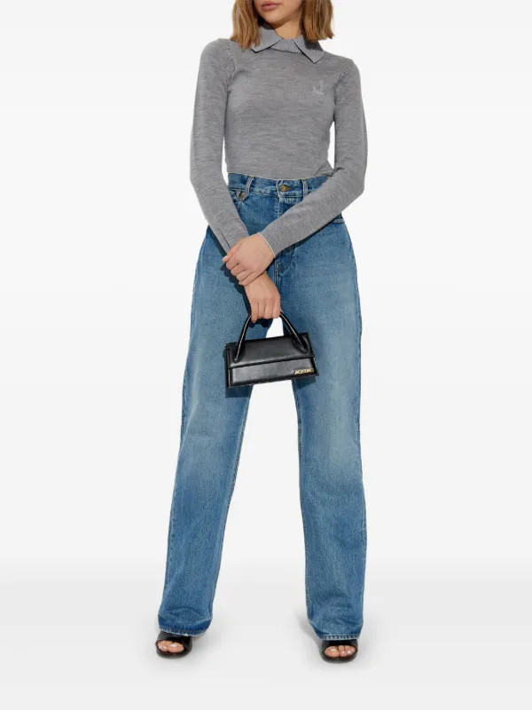 Jacquemus ロゴ プルオーバー | グレー | FARFETCH JP