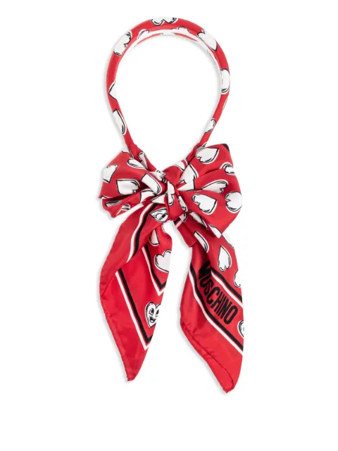 Moschino scarf headband