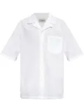 Officine Generale checkered shirt - White