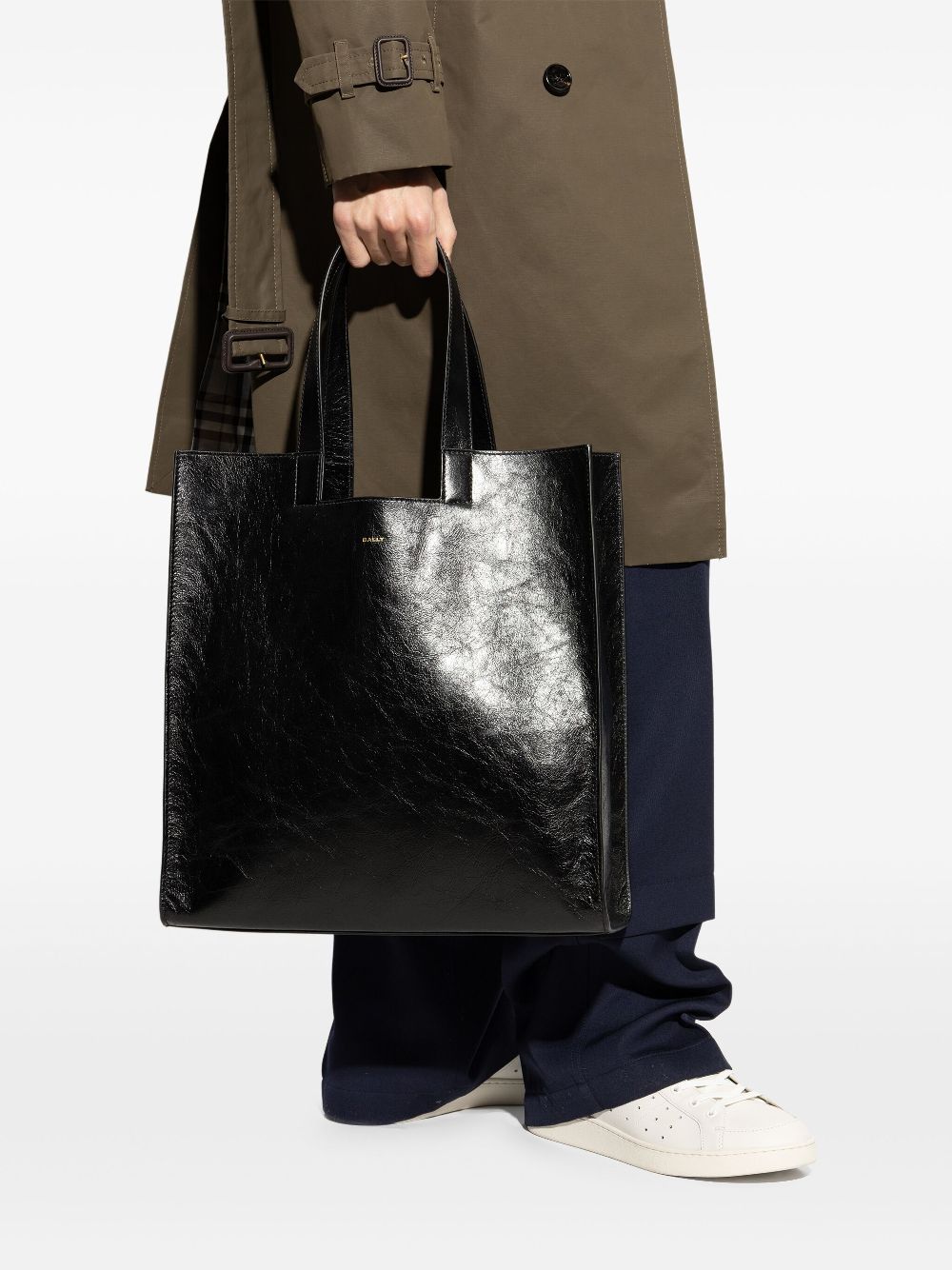 Bally leather shopper bag - Black