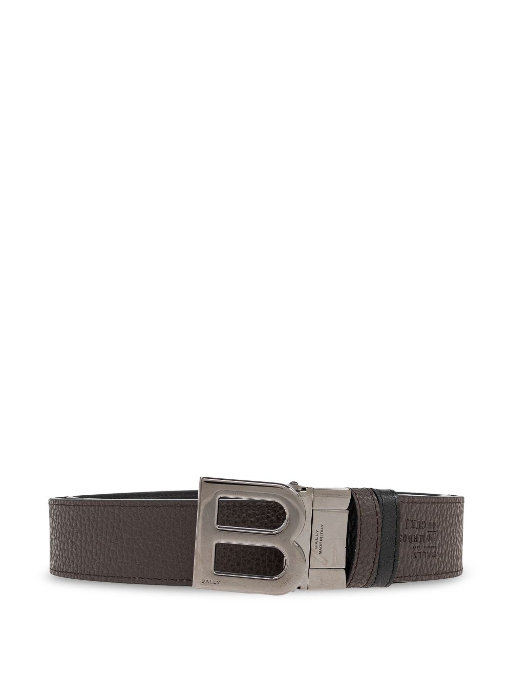 Bally logo-buckle belt - Brown