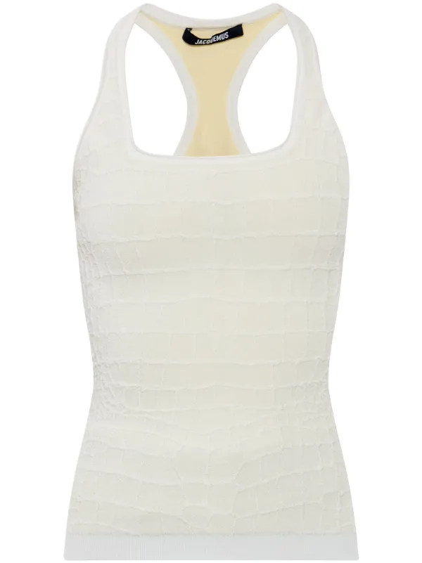 【chieko＋】classy tank-top　白 chieko＋】classy tank-top 白 - メルカリ
