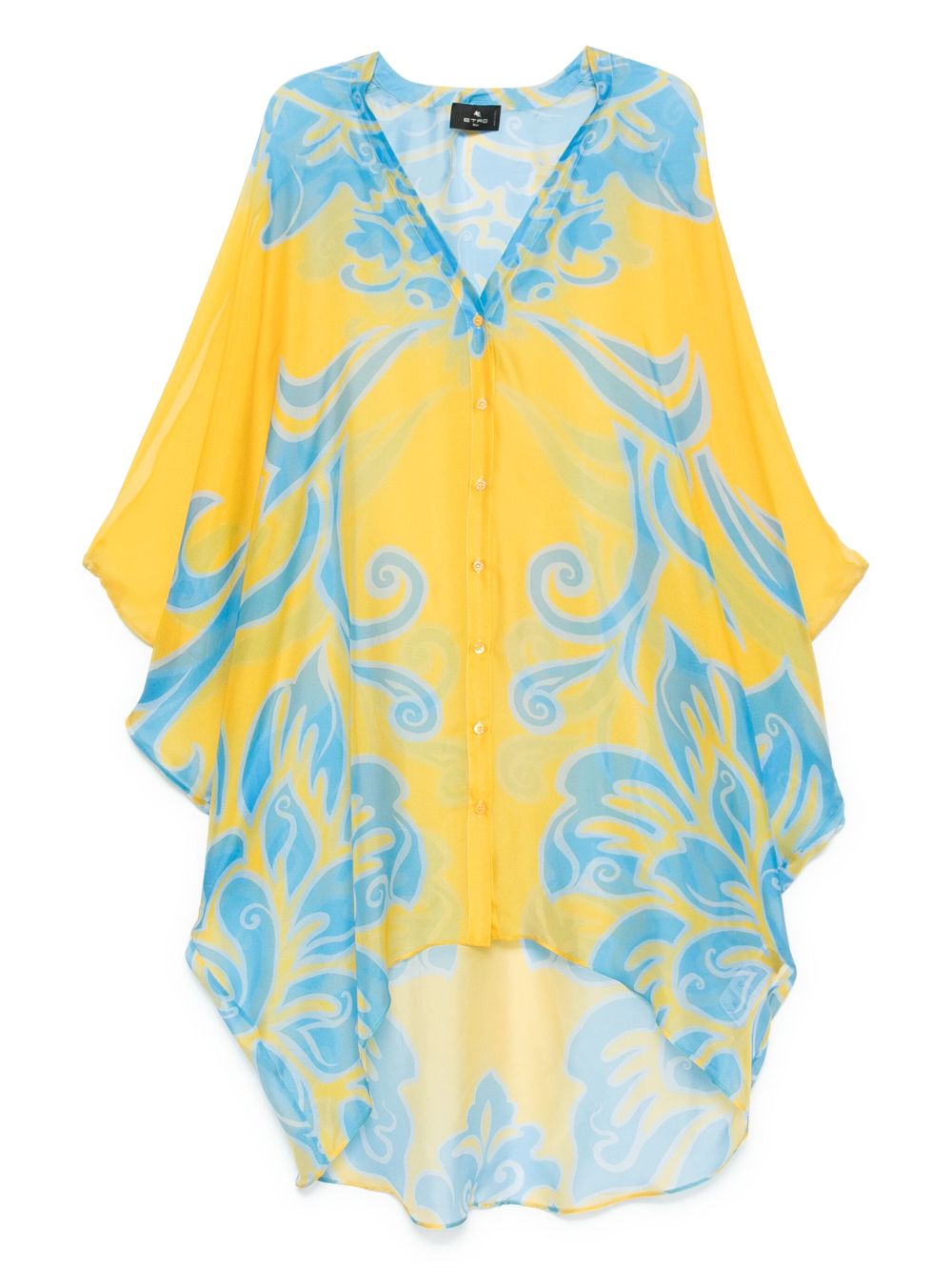 paisley-print cover-up