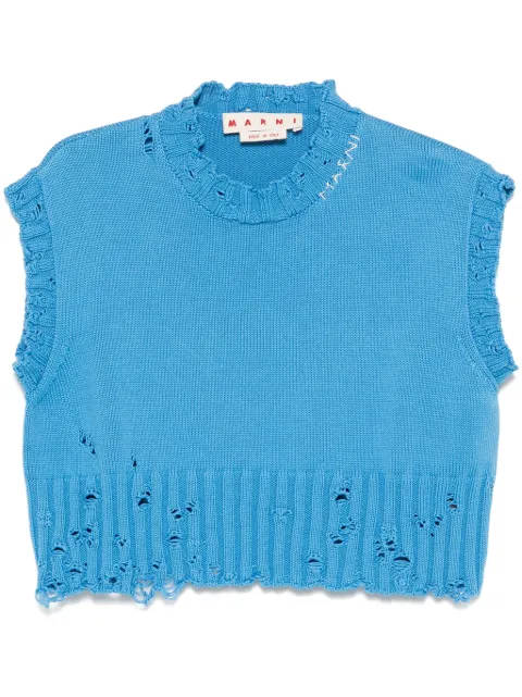 Marni crew-neck sleeveless sweater