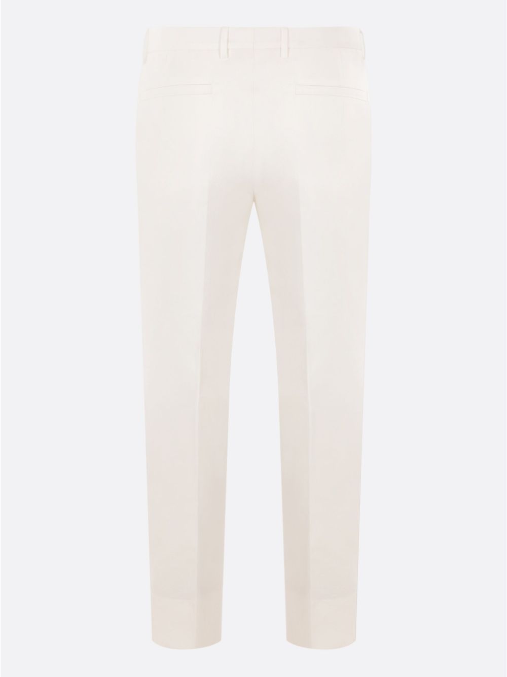 Zegna pleated gabardine trousers - Wit