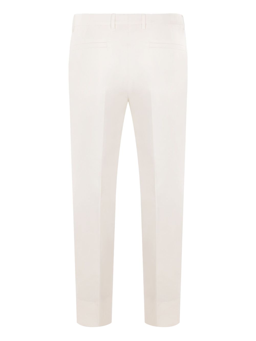 Zegna pleated gabardine trousers - White