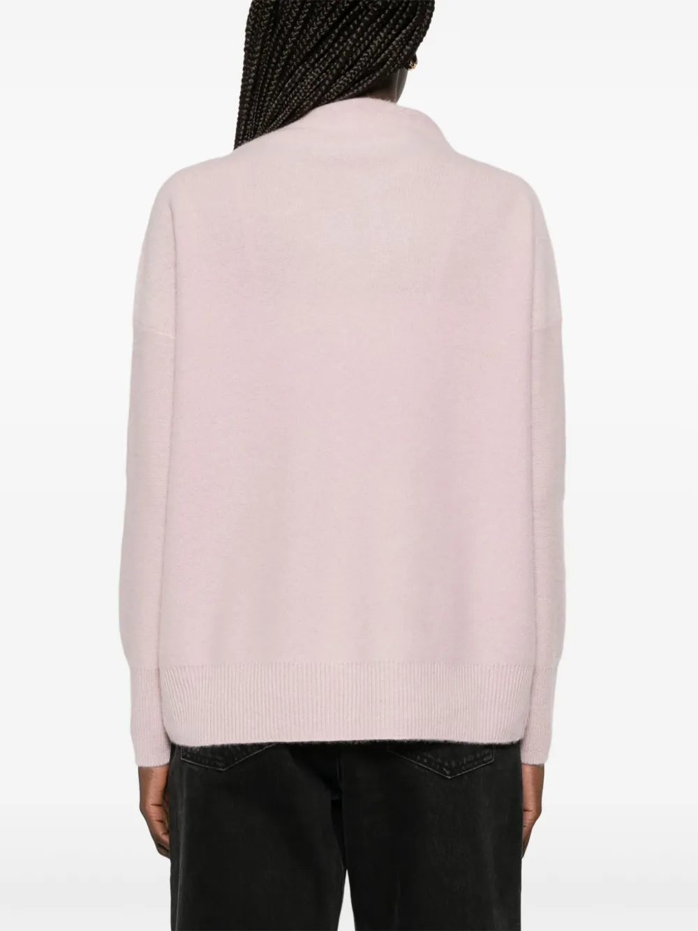 Shop Vince Cashmere Sweater In Rosa