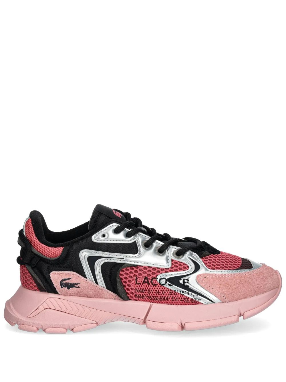 Lacoste logo-print sneakers Pink