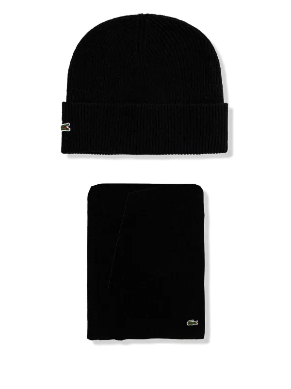 bonnets lacoste noir