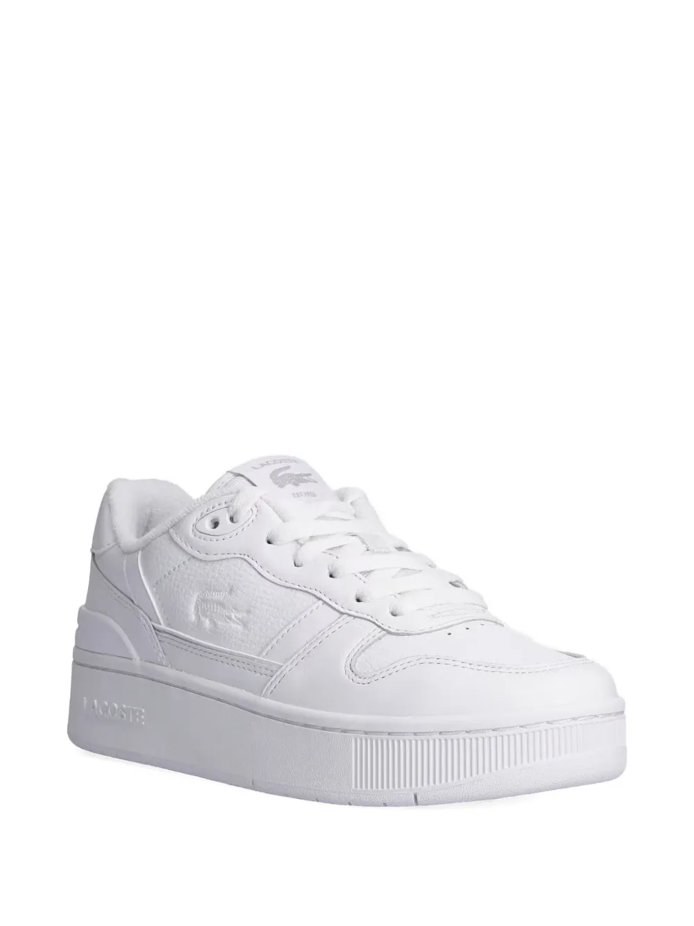 Lacoste T-Clip sneakers met plateauzool Wit