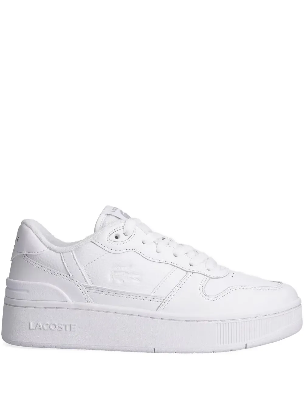 Lacoste T-Clip sneakers met plateauzool Wit