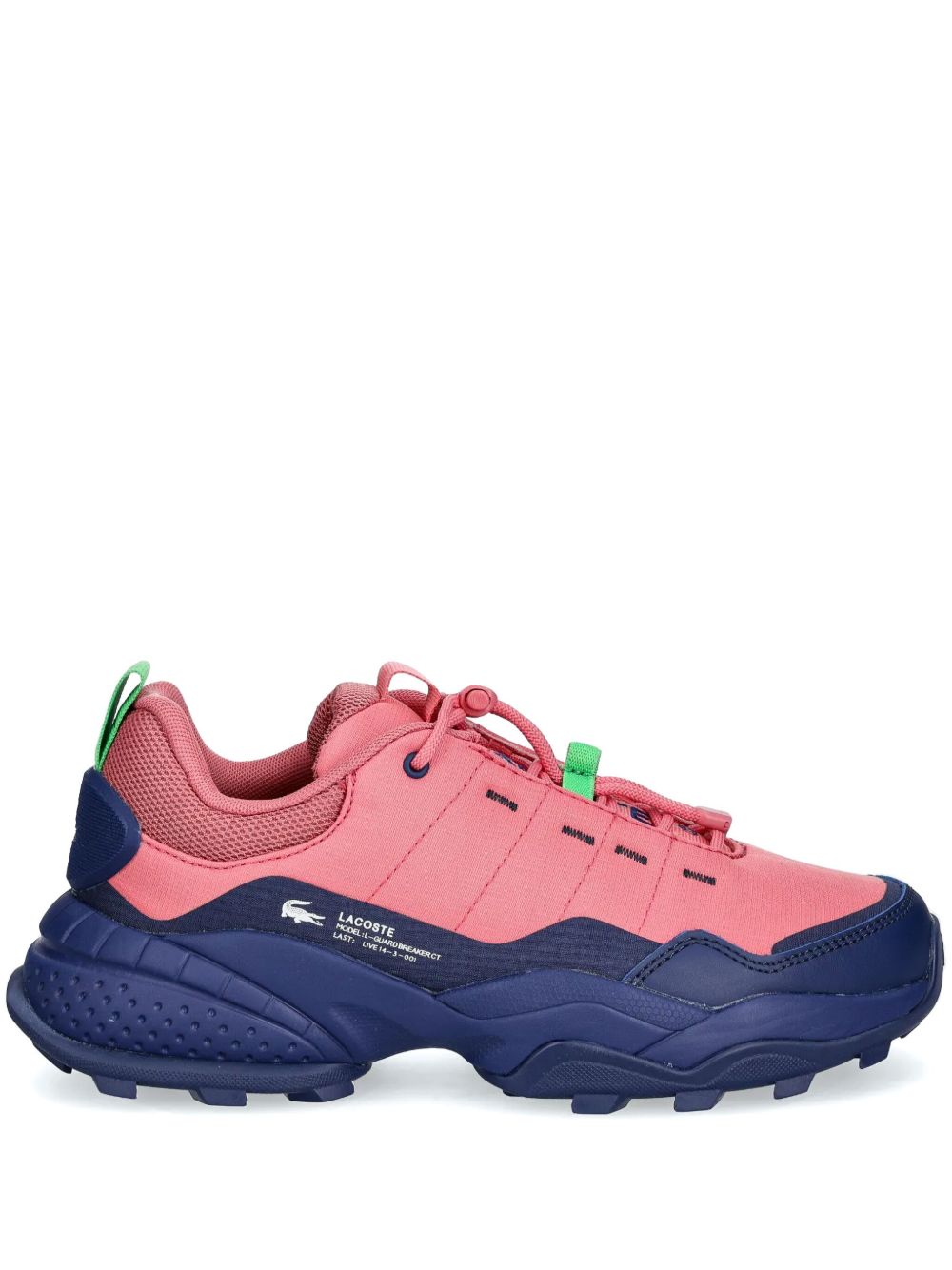 Lacoste logo-print sneakers Pink