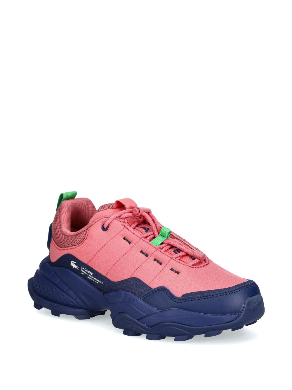 Lacoste logo-print sneakers - Roze