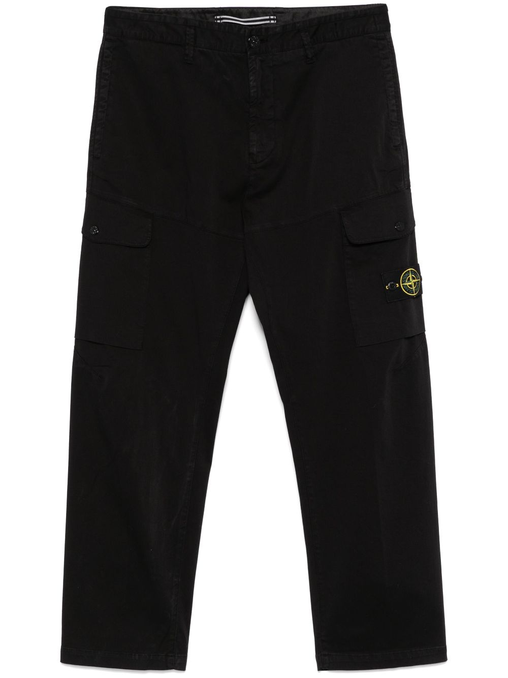 Stone Island Compass-badge cargo pants - Black