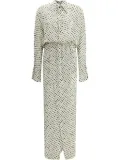 Petar Petrov dot-print dress - White