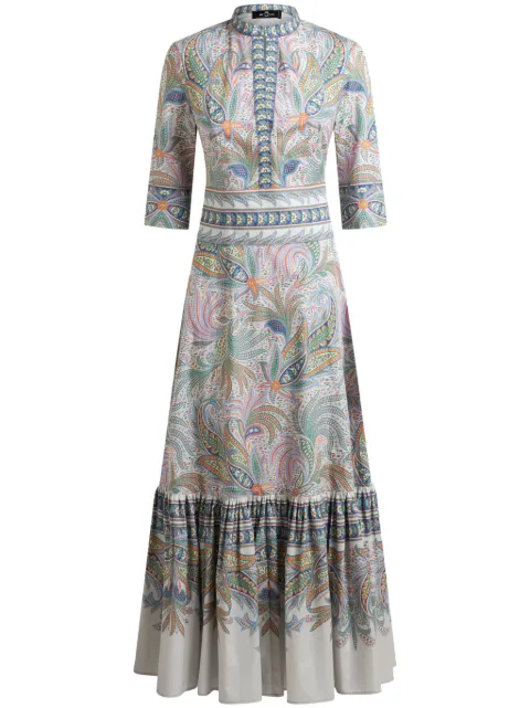 ETRO فستان ماكسي بطبعة زهور