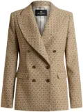 ETRO jacquard blazer - Neutrals